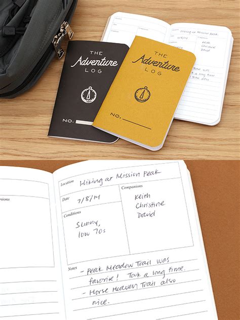 The Adventure Log Is A Collaboration Between Word Notebooks And