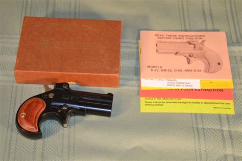 Sold Price Davis Industries Model Dm 22 Double Barrel 22mag Pocket