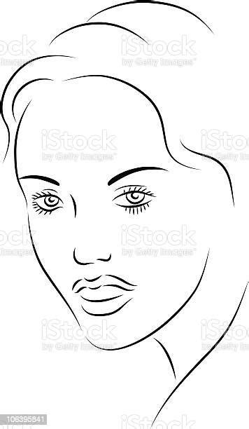 Womans Face 14 Stock Illustration Download Image Now Adult Artist