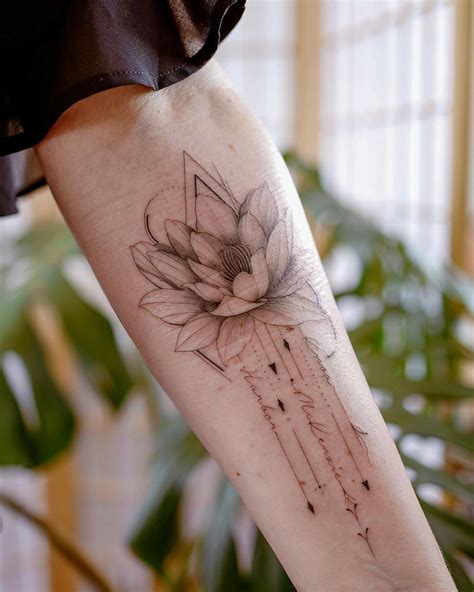 40amazing Water Lily Tattoo Designs With Ideas And Meaning Body Art Guru