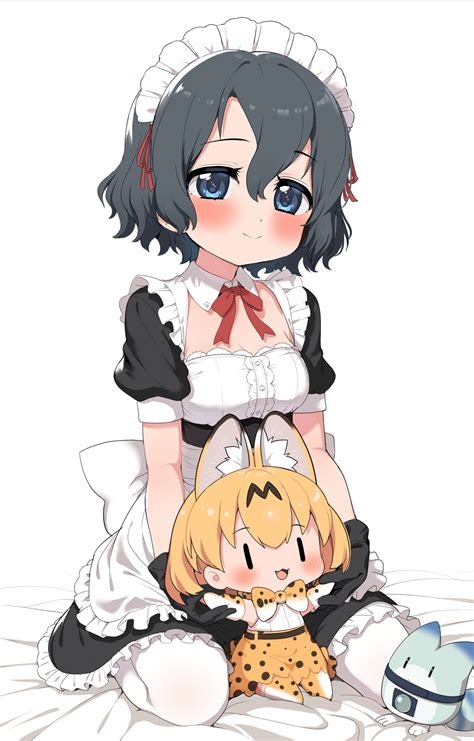 Serval Kaban And Lucky Beast Kemono Friends Drawn By Ransusan