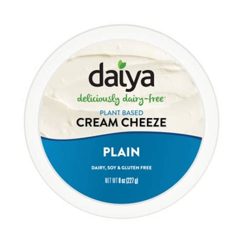 Daiya Dairy Free Plain Vegan Cream Cheese 8 Oz King Soopers