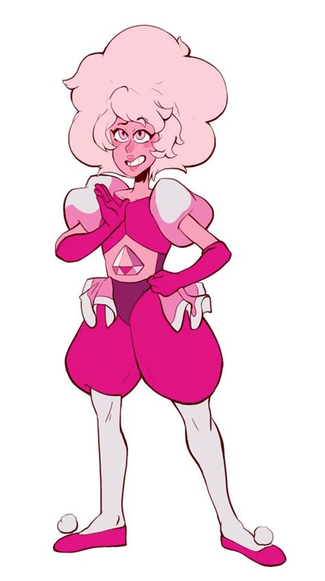 A Cartoon Character With Pink Hair And White Skin Wearing An Outfit That Is Made To Look