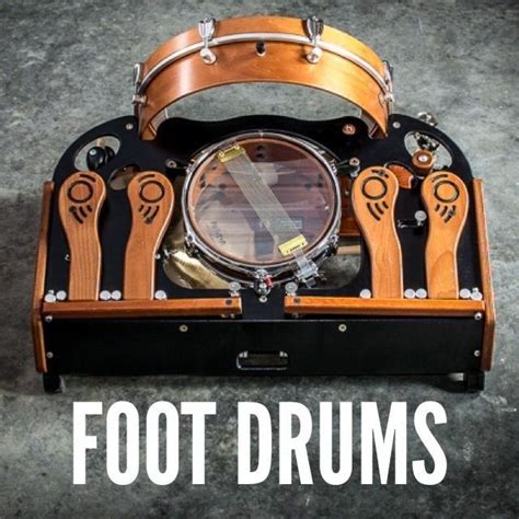 Farmer Footdrum A Portable Foot Played Drum Kit Drums Foot Percussion Percussion