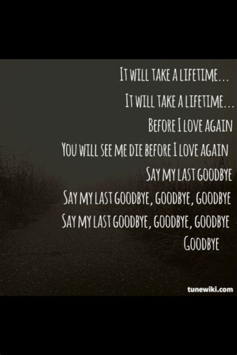 Last Goodbye Lyrics