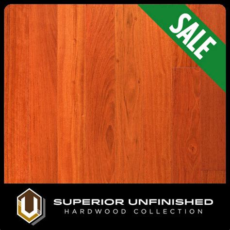 Unfinished Brazilian Cherry Select And Better Clear Mixed Hardwood Flo