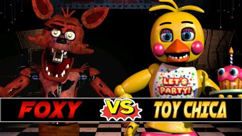 M U G E N Battles Foxy Vs Toy Chica Youtube