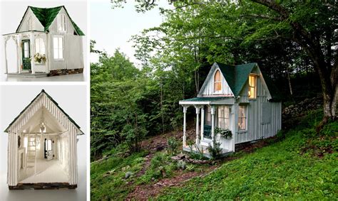 The Shabby Chic Dollhouse Recreates A Victorian Style Cottage In The