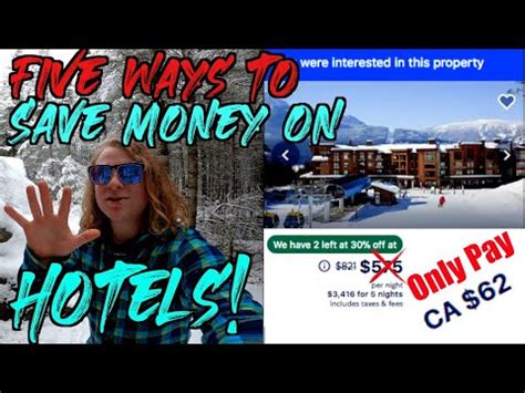 FIVE WAYS TO SAVE MONEY ON HOTELS Travel Cheap YouTube