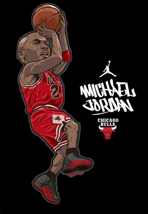 Michael Jordan Caricature Baloncesto Michael Jordan