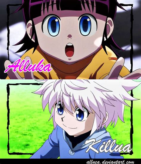 Alluka And Killua Aw Killua Is A Great Big Brother Hunter X Hunter