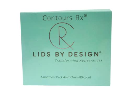 Lids By Design By Contours Rx 80 Count Eyelid Strips Assortment Pack