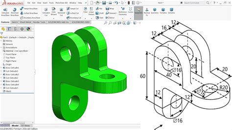 Solidworks Tutorial Part 1 Youtube