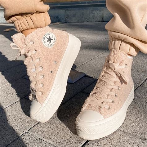 Daisy Wolanski ☁️🏹 On Instagram “fell In Love With These Fluffy Teddy Chucks C Zapatos