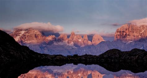 Fotografias Lago Nero With View Of Gruppo Di Brenta—a Portion Of The