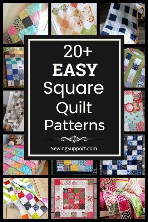 Free Quilt Patterns Using Squares Over 20 Easy Square Quilt Patterns