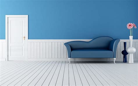 Hd Wallpaper Tufted White Leather Sofa Set Furniture Room Interior