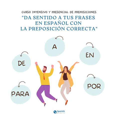 Curso Intensivo y Presencial de Preposiciones Da sentido a tus frases en español con la