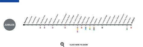 Jubilee Line London Map Timetable Service Status Tourist Info