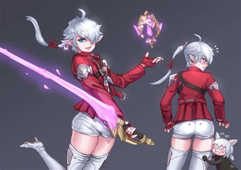 Red Mage And Alisaie Leveilleur Final Fantasy And 1 More Drawn By Hjz