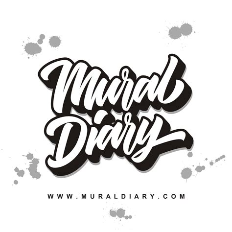 Detail Mural Tulisan Hitam Putih Koleksi Nomer 45