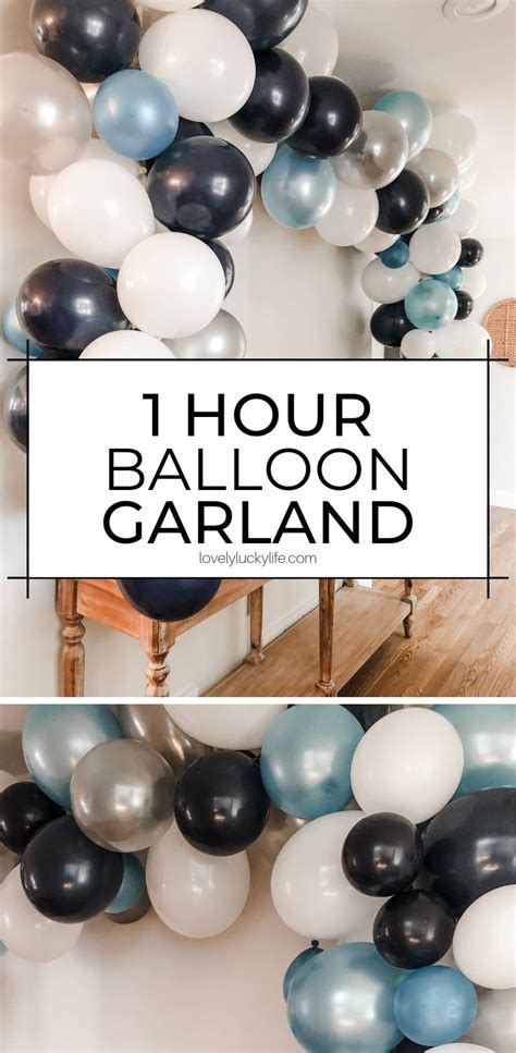 How To Make A Seriously Easy Balloon Garland Balloon
