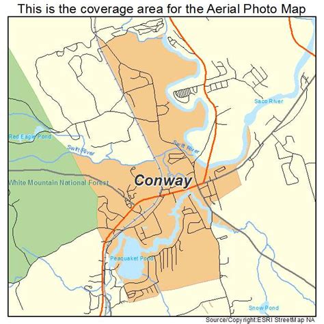 Aerial Photography Map Of Conway Nh New Hampshire