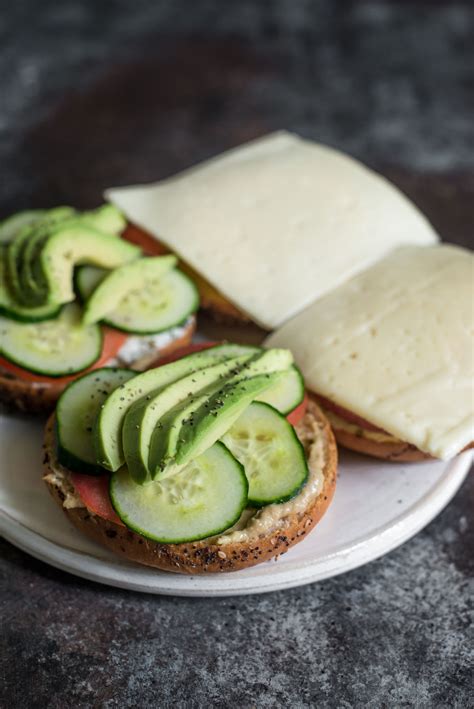 Veggie Bagel Sandwich Nutritious Eats