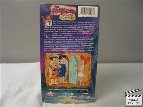 The Flintstones Hooray For Hollyrock Vhs Hanna Barbera Home Video
