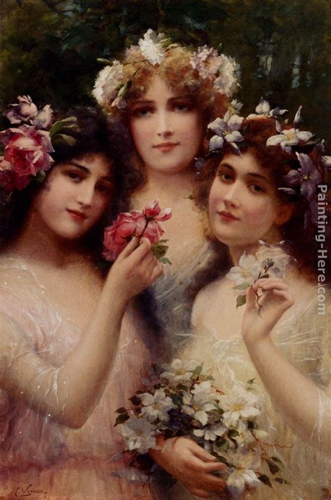 Emile Vernon The Three Graces Painting Anysize 50 Off The Three