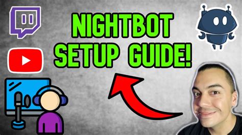 how to setup nightbot chat for live streaming youtube twitch guide tutorial youtube