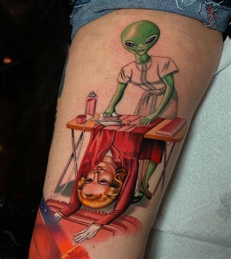 101 Best Alien Tattoo Designs You Need To See Outsons