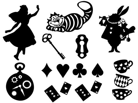 Alice in Wonderland SVG for Cricut Silhouette Alice | Etsy