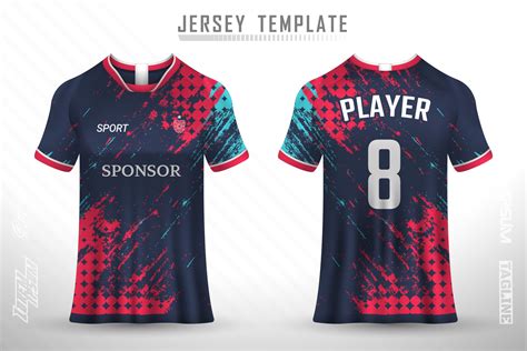 Jersey Template Vector Art Icons And Graphics For Free Download
