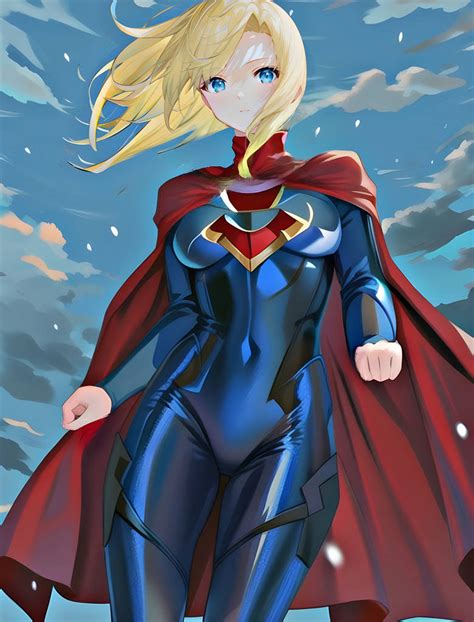 Supergirl Anime Version By Marcelosilvaart On Deviantart