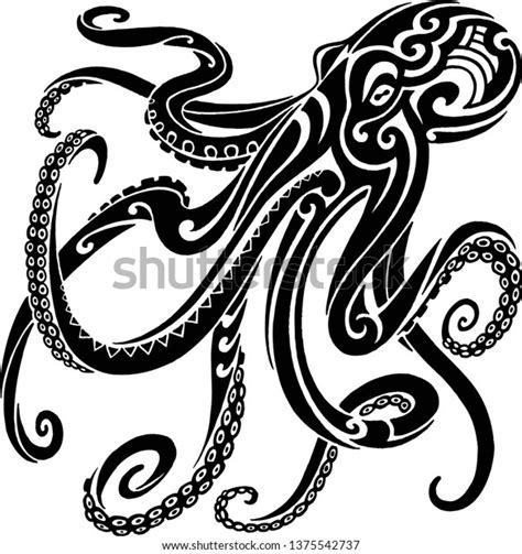 1208 Tribal Octopus Images Stock Photos And Vectors Shutterstock