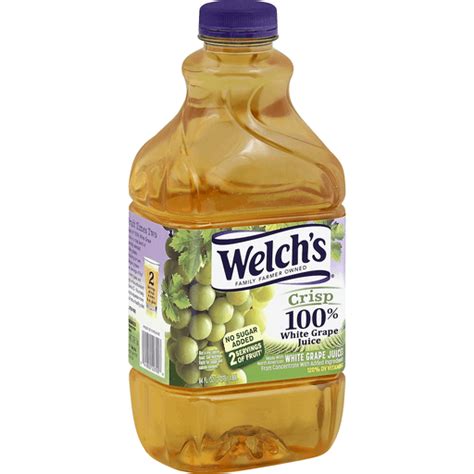 Welchs 100 Juice White Grape Grape Fishers Foods