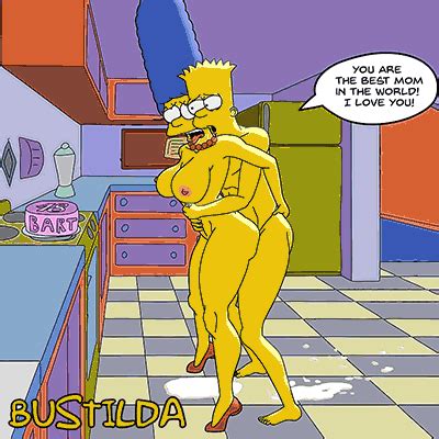 Read Bustilda Bart And Marge Simpson Celebrating His Th Birthday Hentai Porns Manga And