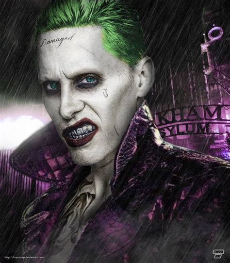 Jared Leto Joker Arkham By Bryanzap On Deviantart Leto Joker Jared