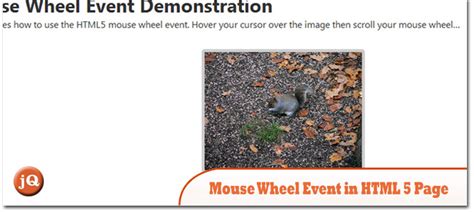 Most modern browsers (except safari) support the use of the mouse wheel. 10 jQuery Horizontal Scroll Demos & Plugins