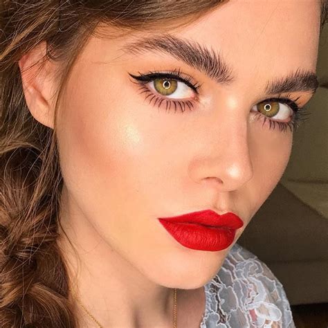 Red Lipstick Beauty Tips Makeup Goals Professional Makeup
