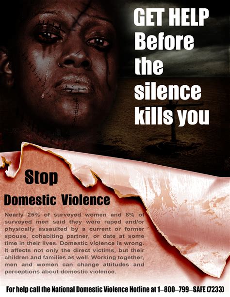 Portfolio Domestic Violence Poster