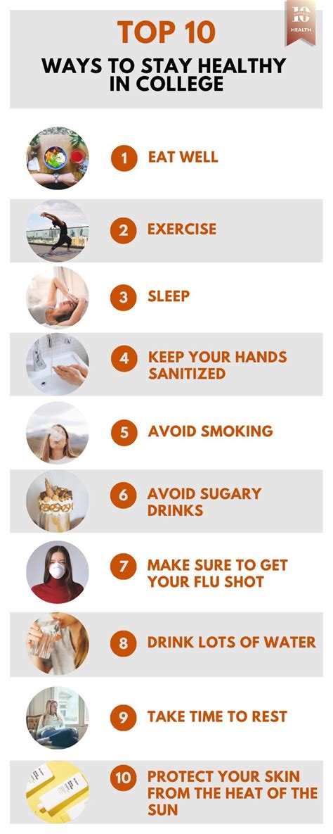 Top 10 Ways To Stay Healthy In College Ways To Stay Healthy How To