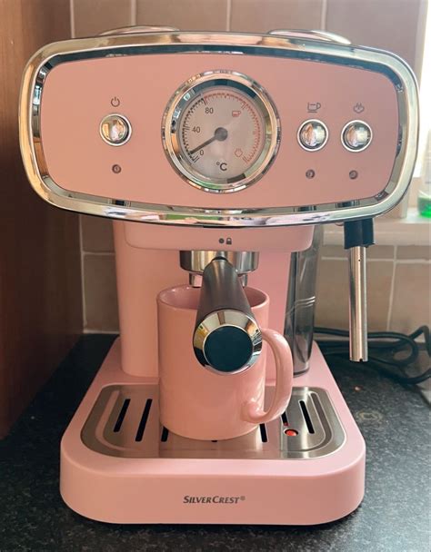 Pink Coffee Machine 🌷 In 2022 Coffee Machine Cute Kitchen Coffee Shop