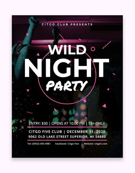 20 Club Party Flyers Psd Ai Word Eps Vector Design Trends