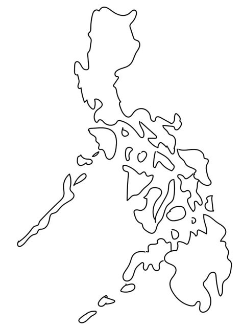 Map Of Philippines Coloring Page Free Printable Coloring Pages For Kids