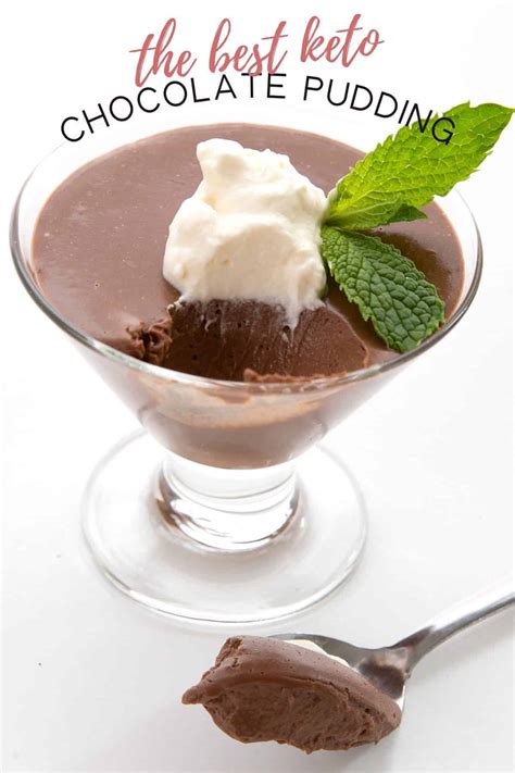 Keto Chocolate Pudding All Day I Dream About Food