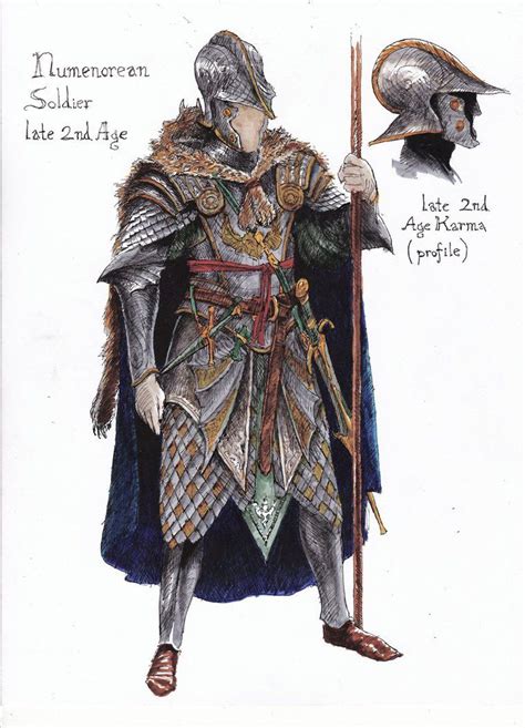 Numenorean Armor 2 Color By Turnermohan On Deviantart Men Of Middle