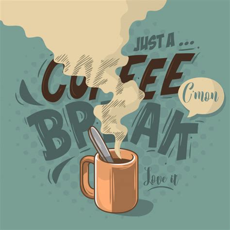 Luxury candles for $34 at coffee and motivation. Juste Une Pause Café étiquette De Motivation Cool Cartoon ...