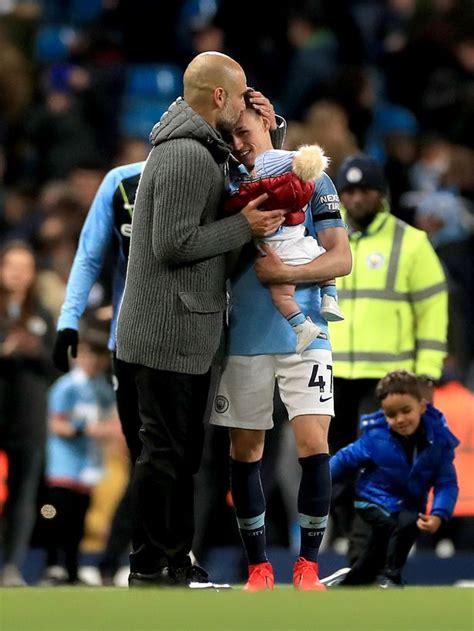 Congratulations to phil foden & rebecca on the birth of your baby boy!!. Phil Foden's baby son gets kiss from Pep Guardiola as Man ...